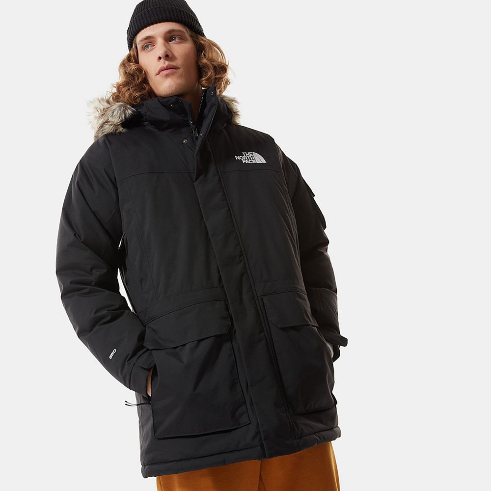 The North Face Parka Mens Australia - The North Face Mcmurdo Black Mcmurdo (NCB-570398)